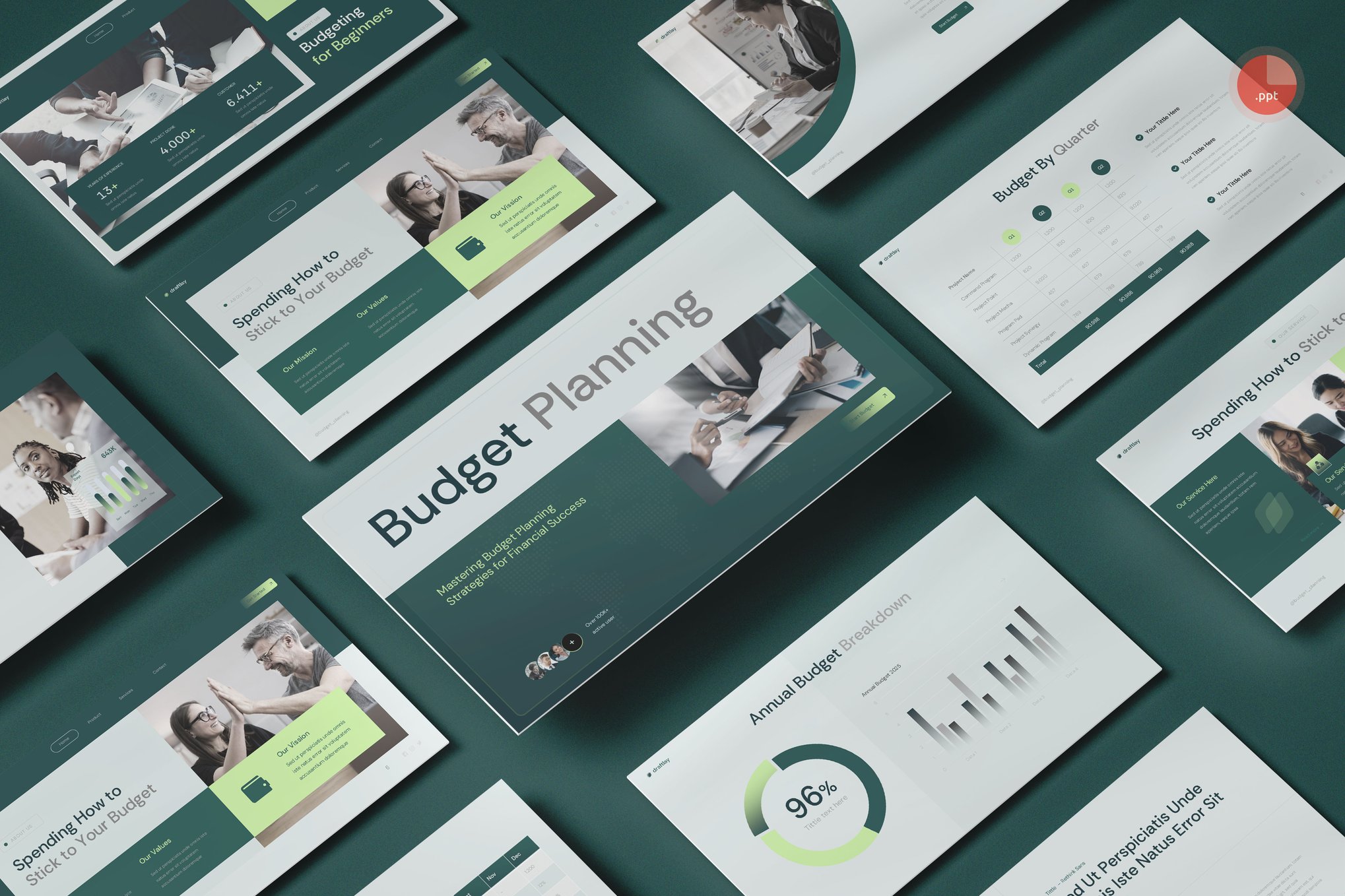 PowerPoint de planification budgétaire