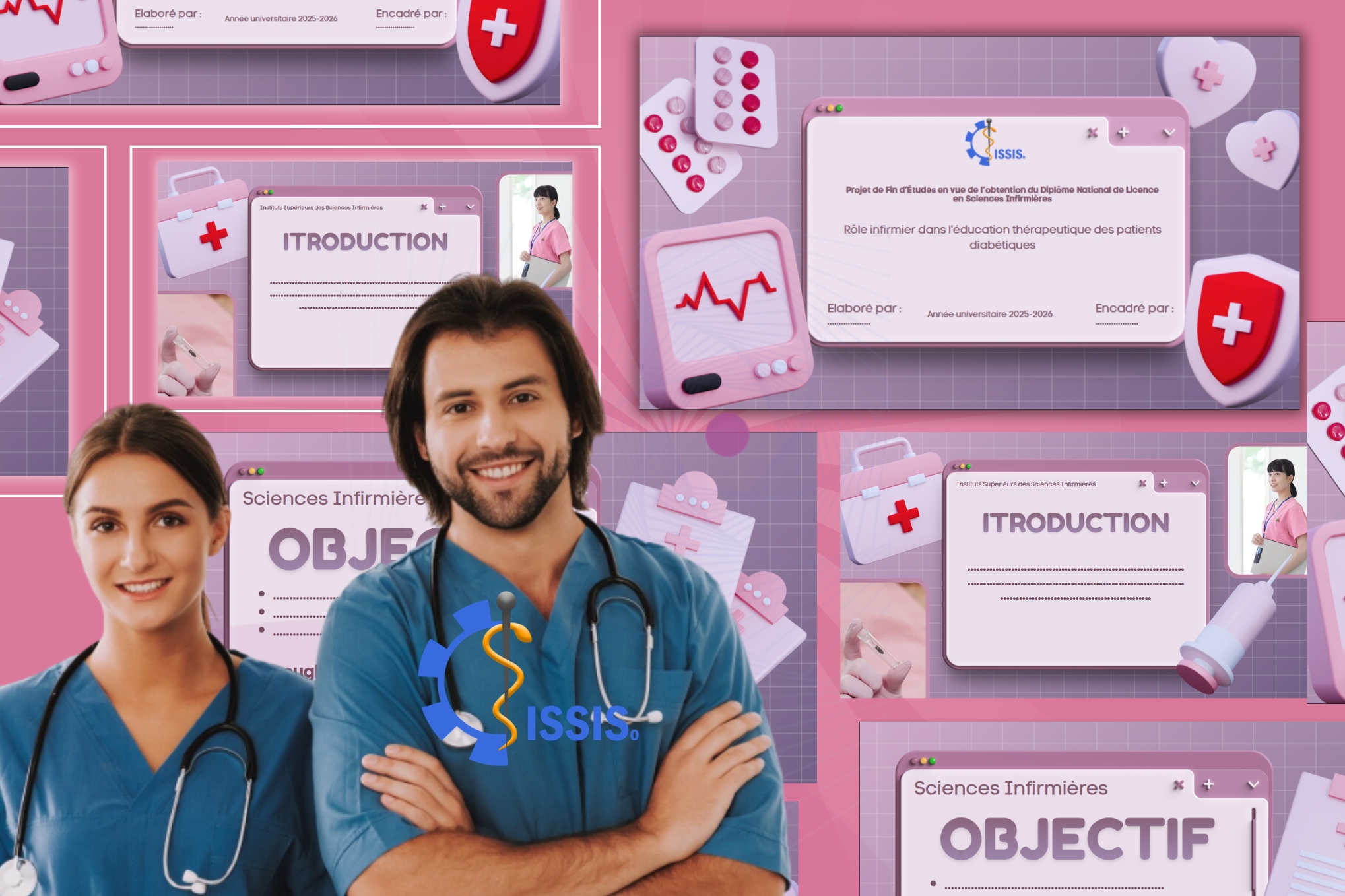 Diabète & Éducation Thérapeutique – Template Infirmier 3D